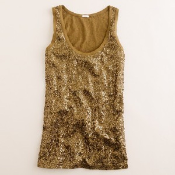 J.Crew Drapey Sequin Tank - Picture 2 of 7